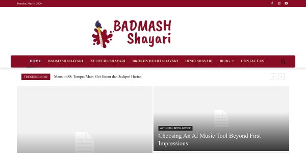 Link Placement On Badmashshayari.com