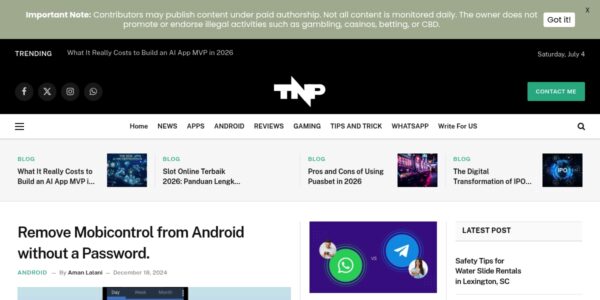 Guest Posting On Technewstop.org