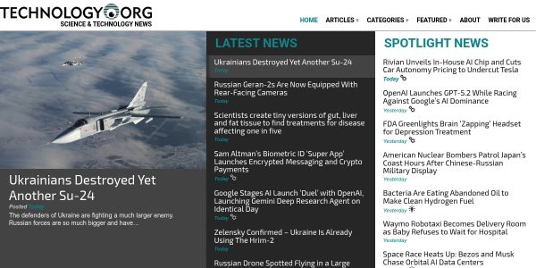 Link Placement On Technology.org