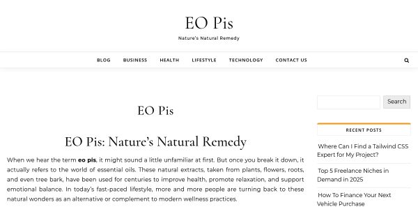 Link Placement On Eopis.com