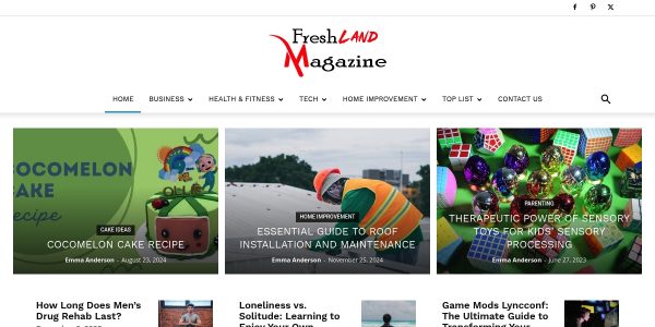 Link Placement On Freshlandmag.com