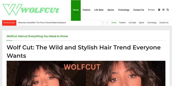 Link Placement On Wolfcut.co.uk