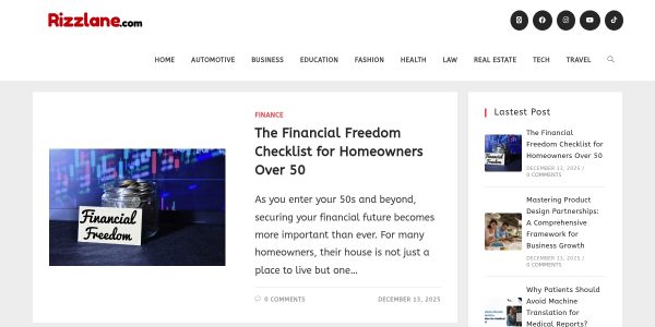 Link Placement On Rizzlane.com