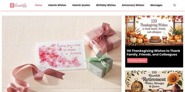Link Placement On Greetify.info