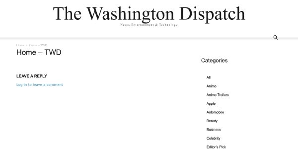 Link Placement On Washingtondispatch.com