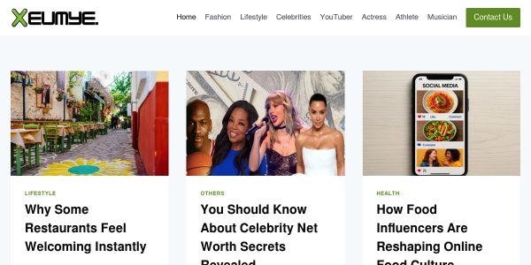 Link Placement On Xeumye.com
