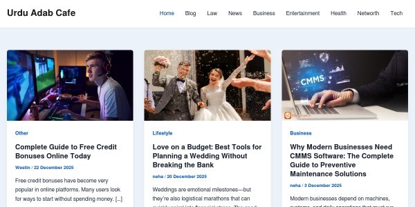 Link Placement On Urduadabcafe.com