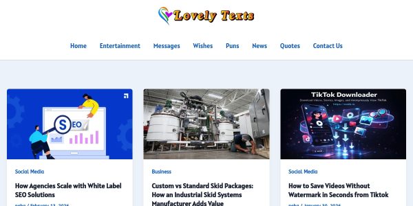 Link Placement On Lovelytexts.com
