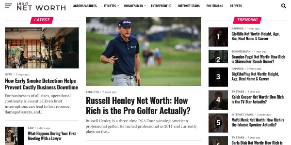 Link Placement On Legitnetworth.com
