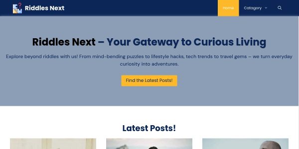 Link Placement On Riddlesnext.com