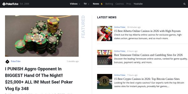 Link Placement On Pokertube.com