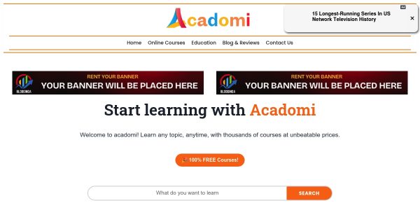 Link Placement On Acadomi.org