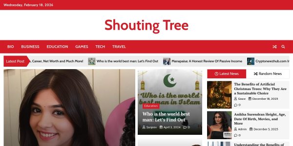 Link Placement On shoutingtree.com