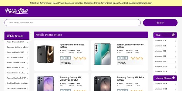 Link Placement On Mobilemall.co