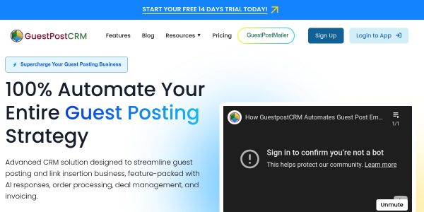 Linkplacement On Guestpostcrm.com