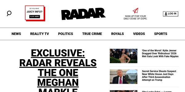 Linkplacement On RadarOnline.com