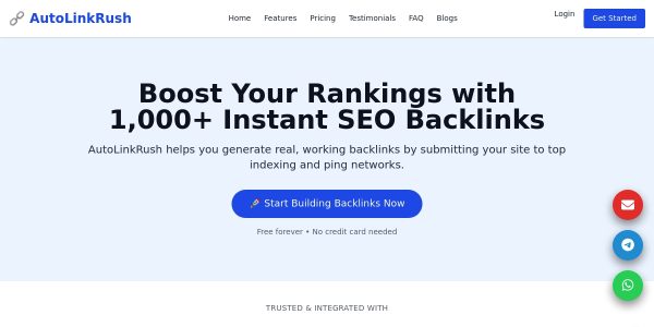 Link Placement On Autolinkrush.com