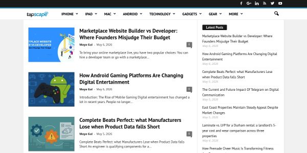 Guest Posting On Tapscape.com
