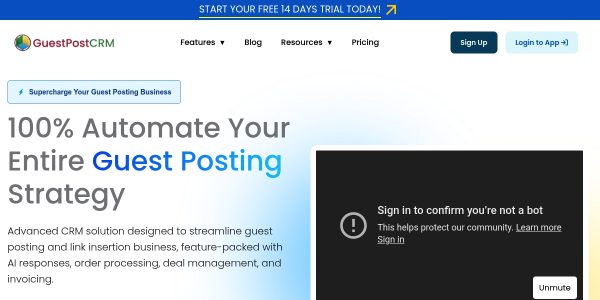 Linkplacement On Guestpostcrm.com