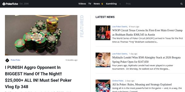 Guest Posting On Pokertube.com
