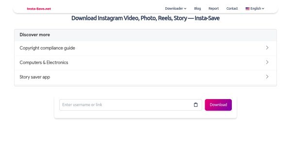 Linkplacement On Insta-save.net