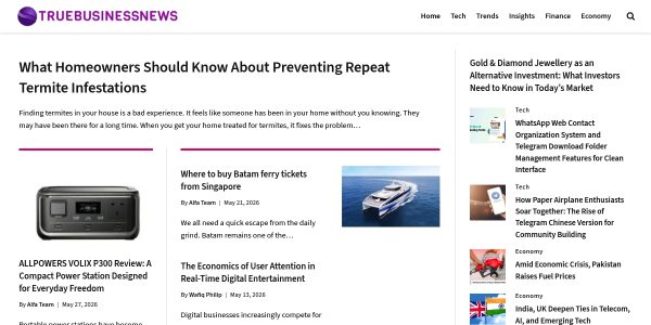 Guest Posting On Truebusinessnews.com