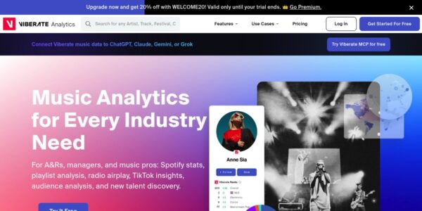 Linkplacement On Viberate.com