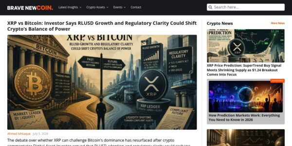 Linkplacement On Bravenewcoin.com