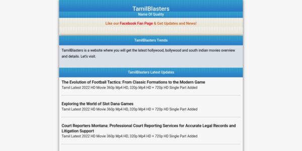 Guest Posting On Tamilblasters.com.in