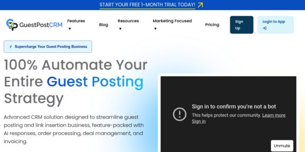 Linkplacement On Guestpostcrm.com