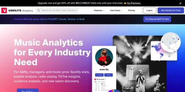 Linkplacement On Viberate.com