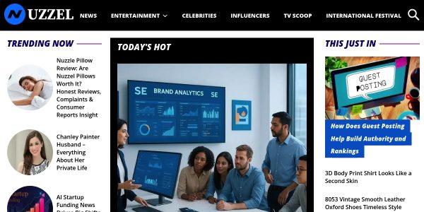 Link placement on Nuzzel.com