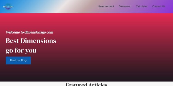 Link placement on Dimensionsgo.com