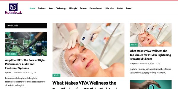 Link placement on Koinsbook.com