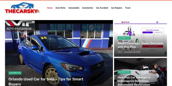 Link placement on Thecarsky.com