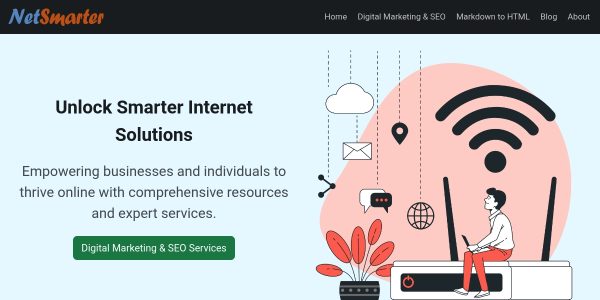 Link placement on Netsmarter.com