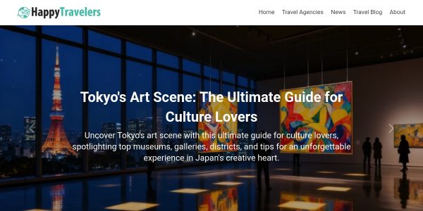 Link placement on Happytravelers.org