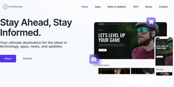 Link placement on Swindletrilogy.com