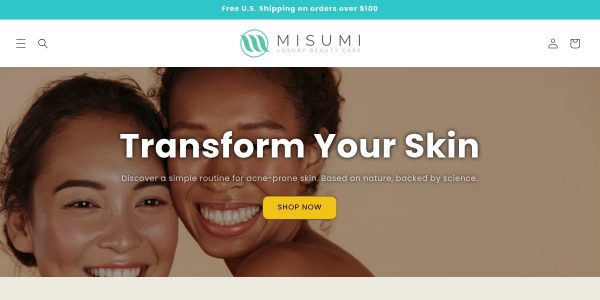 Link placement on Misumiskincare.com