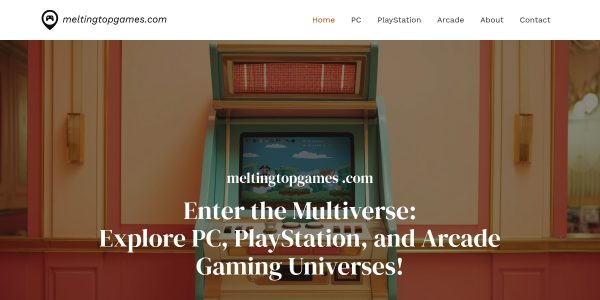 Link placement on Meltingtopgames.com