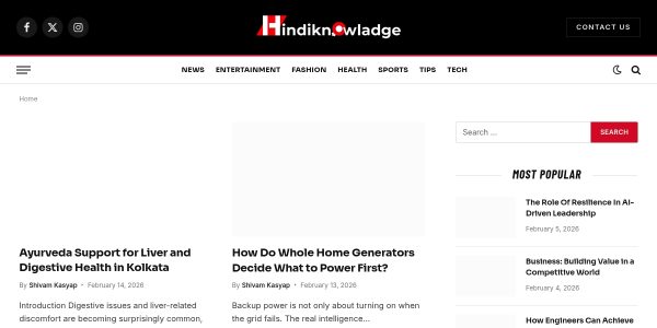Link placement on Hindiknowladge.com