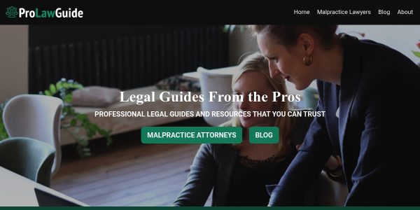 Link placement on Prolawguide.com