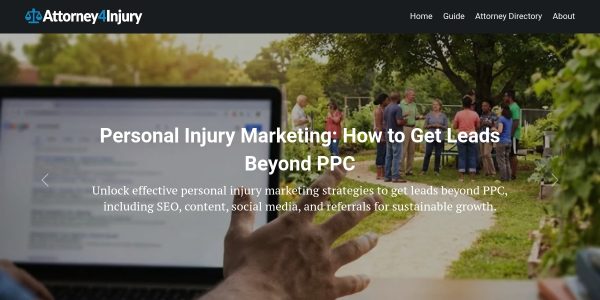 Link placement on Attorney4injury.com