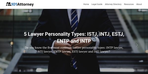 Link placement on 101attorney.com