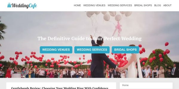 Link placement on Wedding-cafe.net