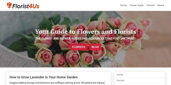 Link placement on Florist4us.com