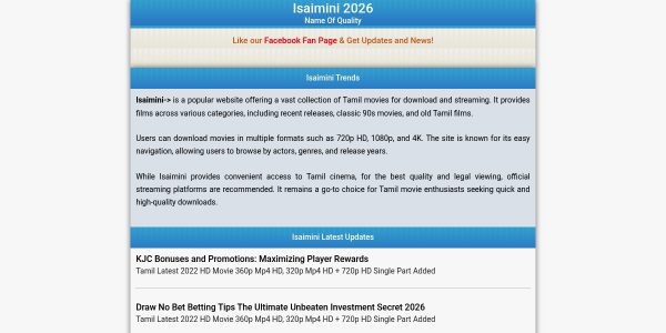 Guest posting on Isaimini.com.in