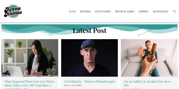 Guest posting on Arenanames.com