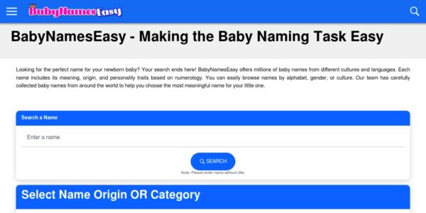 Guest posting on Babynameseasy.com