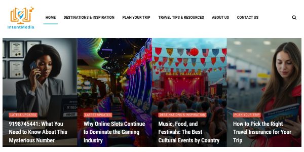 Link placement on Intentmedia.com